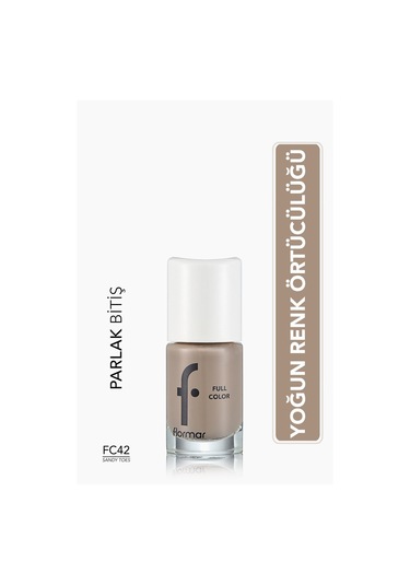 Flormar Full Color Ultra Yüksek Pigmentli & Parlak Bitişli Oje FC42