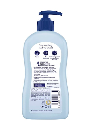 Bübchen Yenidoğan Sensitive Bebek Yıkama Jeli 400 ML