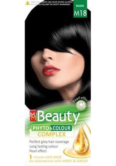 Mm Beauty Bitkisel Saç Boyası Siyah M18