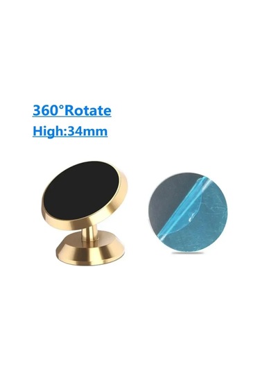 Vıkefon Manyetik Araç Telefon Tutucu - İphone Samsung Xiaomi İçin Dashboard Mıknatıslı Standyellow Yellow