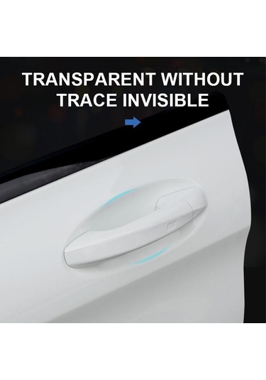 Seametal 4 Adet Kapı Kase Koruma Filmi Evrensel Anti-scratch Araba Etiket Su Geçirmez Koruyucu Şerit Oto Aksesuarları