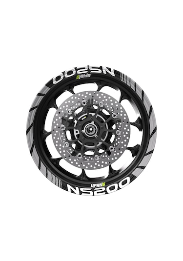 Bajaj Pulsar Ns 200 Jant Şeridi Gri