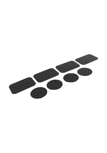 Konesam 8 Adet Çelik Metal Levha: Akıllı Telefon, Tablet Ve Gps İçin Sabitleyici, Dairesel Ve Dikdörtgen Şekil, Kalıcı Tutma, Zarf Dostu