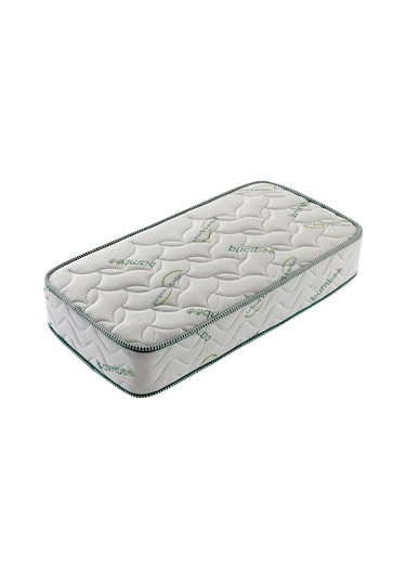 Uzunbebe 80X190 Heyner Bamboo Yaylı Yatak 80*190 Tek Kişilik Yaylı Yatak