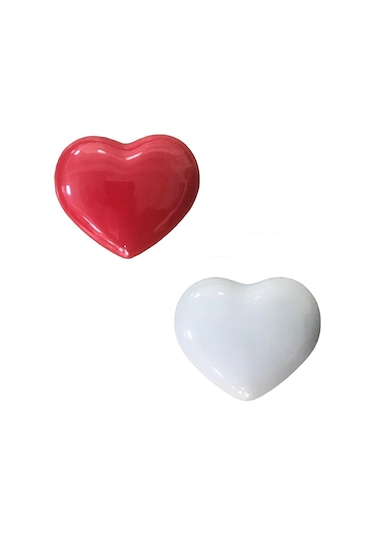 Eymenyapimarket Tomurcuk Porselen Çocuk Odası Kalp Düğme Mobilya Dolap Kulp (166939710)