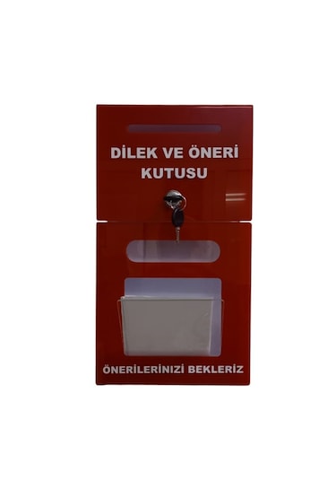 Kırmızı A-6 Dilek Öneri Kutusu
