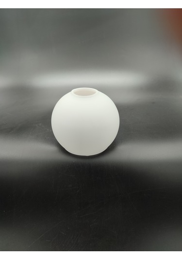 Küçük Avize Camı.beyaz Çap:10.00cm-duy Yuvası:3.00cm E.14 Mat - Süt Beyaz