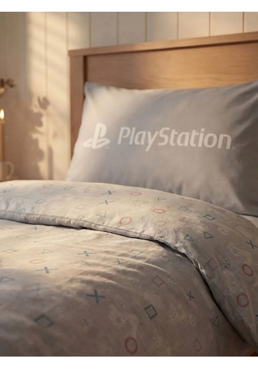 Karışık Playstation Baskılı Tek Kişilik Nevresim Seti