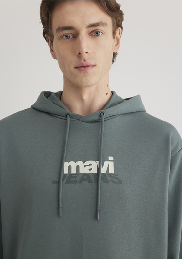 Mavi - Yeşil Sweatshirt 0s10210-71577 Yeşil