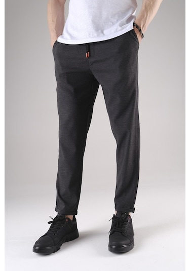 Oksit Joy Erkek Beli Lastikli Duble Paça Erkek Jogger Pantolon