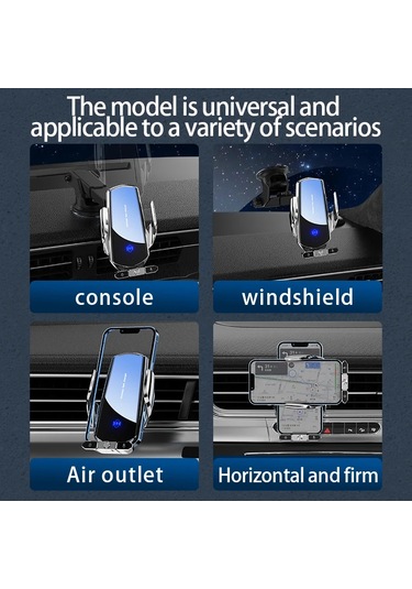 Liangmei Araba Manyetik Cep Telefonu Tutucu Kablosuz Şarj Cihazı