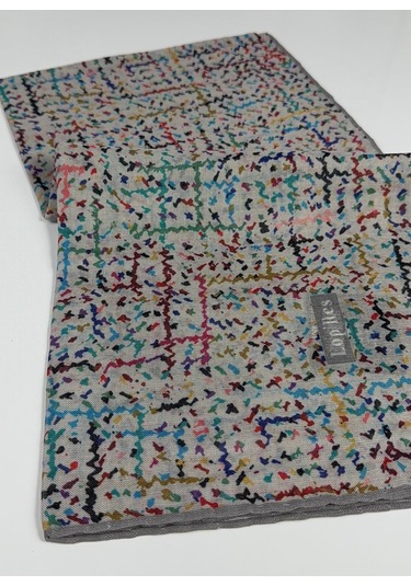 Lop Soft Pamuk Eşarp-06305 Gri