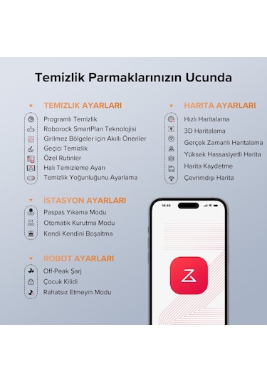 Roborock Qrevo Edge 5V1 Akıllı Robot Süpürge - Beyaz