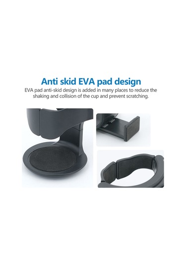 Gajeena Oto Havalandırma Delikli Çok Amaçlı Bardak Tutucu - Tek Elle Hızlı Erişim, Sabit Konum, Dayanıklı Abs Malzeme