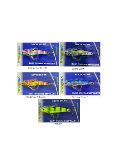Powerex Ufl Minnow 3d Vib Blade 5.2cm 7gr Vibrasyon Lrf Jig Yem