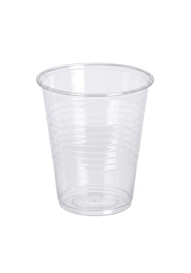 Şeylişeyler - Plastik Bardak 180 Cc 100 Adet - Ekonomik Şeffaf Bardak
