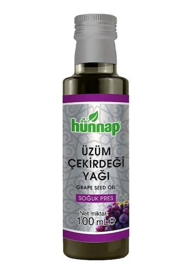 Hünnap Üzüm Çekirdeği Yağı Soğuk Pres 100 ML