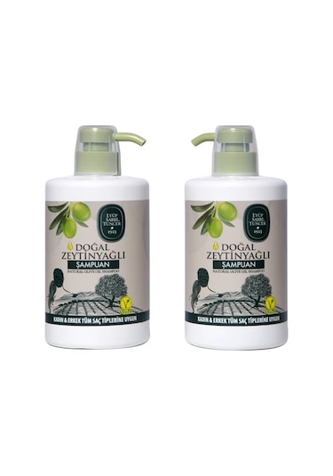 Eyüp Sabri Tuncer Doğal Zeytinyağlı Şampuan 2 x 700 ML