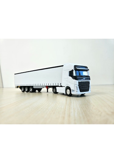 1/64 Ölçek Beyaz Volvo Fh4 Tır Maketi 25 Cm Boy