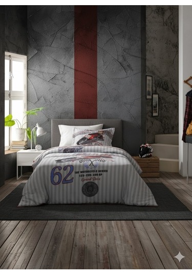 Evnur Tek Kişilik Dört Mevsim Set Speed Çok Renkli