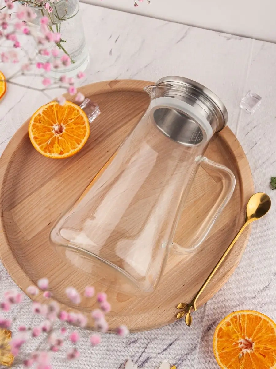 Good Sale 1450 Ml Cam Su Ve İçecek Sürahis 75545034