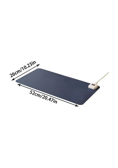 Elektrikli Isıtmalı Mouse Pad Masa Matı Mavi Ab Fişi Mavi Ab Fişi
