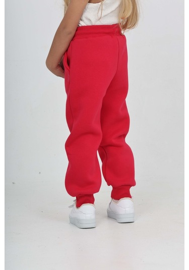 Toontoy Kız Çocuk T Logo Nakışlı Eşofman Alt Fuşya