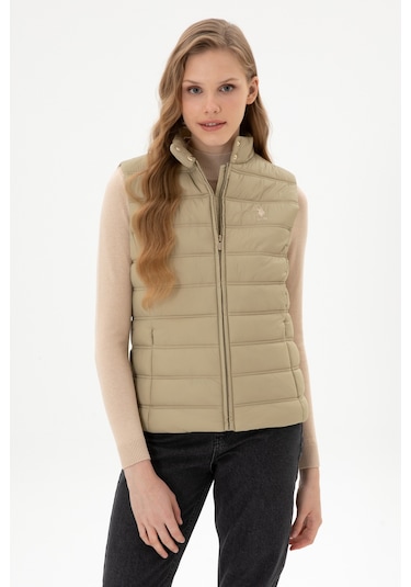 U.s. Polo Assn. Kadın Açık Haki Yelek Dokuma 50311989-vr183 Acık Hakı