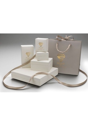 Silvanit Pırlanta 0,15 Karat Pırlanta Baget Kolye