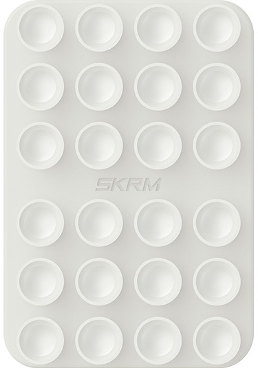 Skinarma Stax Magnetik Vakumlu Düz Zemin Telefon Tutucu Beyaz