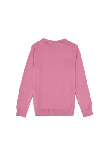 U.s. Polo Assn. Kız Çocuk Koyu Pembe Kazak /triko 50316808-vr167 Koyu Pembe