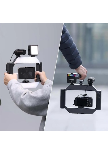 Ulanzi U-rig Işıklı Telefon Video Rig Çerçeve
