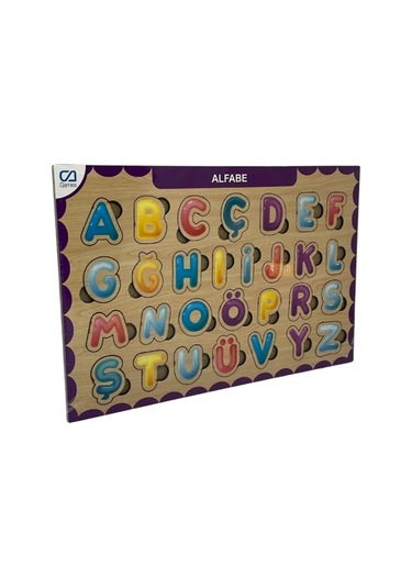 Ca Games Ahşap Puzzle Alfabe 19x29