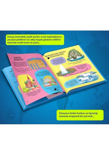 Eğlenceli Çocuk Atlası (dev Boy, Karton Kapak, Renkli, Eğlenceli, Eğitici)