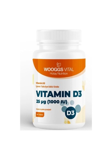 Wooggs Vıtal Vitamin D3 İteg 60 Tablet