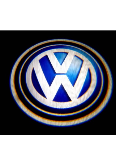 Volkswagen Araçlar İçin Pilli Yapıştırmalı Kapı Altı Logo