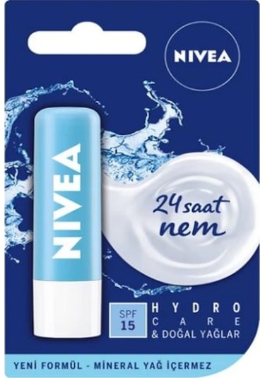 Nivea Lip Stick Hydro Care Spf15 24 Saat Nemlendiren Dudak Kremi