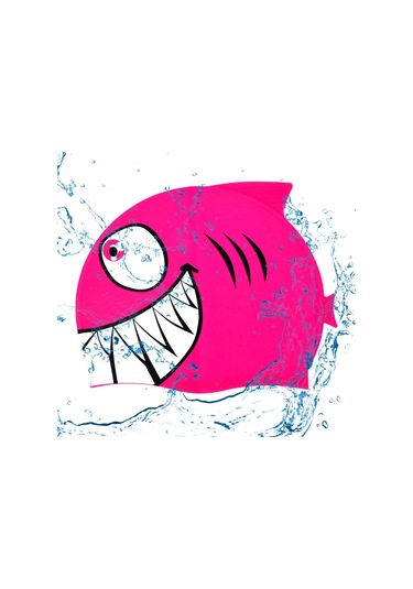 Suntek Köpekbalığı Şekilli Yüzme Boneleri Çocuklar Kısa Pembe