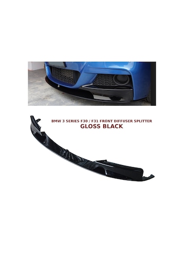 Bmw F30 Ön Tampon Altı Lip M-performane Pianoblack