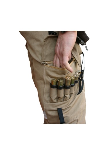 Horizon Av105 Fişeklikli Düz Renk Pantolon-Av Pantolonu-36 Camel