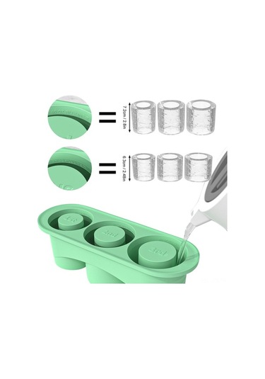 Novahub Tumbler İçin 40oz Buz Küpü Tepsisi, Kapaklı Ve Kutulu, Çok Renkli Buz Kalıbı, Kolay Doldurma Ve Çıkarma Çok Renkli