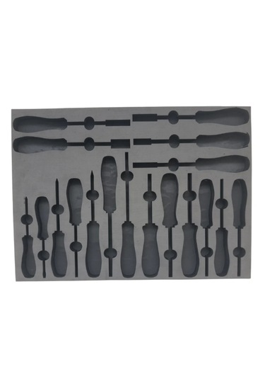 Rico Tornavida Takımları Uyumlu Eva Sünger Organizer Düz - Yıldı