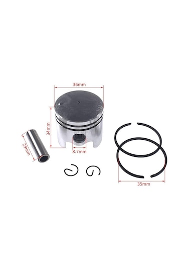 İlaçlama Motoru Piston Segman Set Tl33 36mm