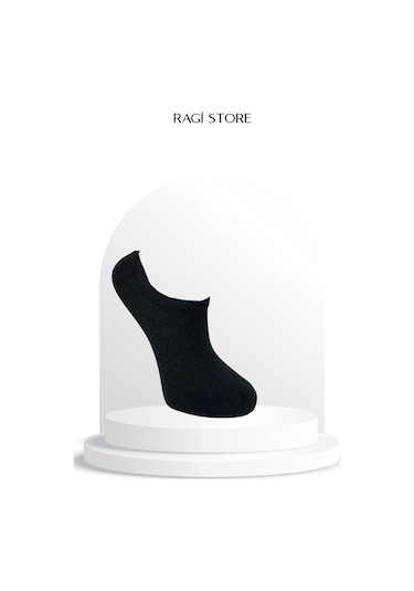 Ragi Store 8'li Sıfır Bilek Unisex Çorap Antrasit