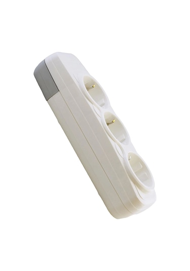 3'lü Grup Priz Topraklı Klemensli Kablosuz