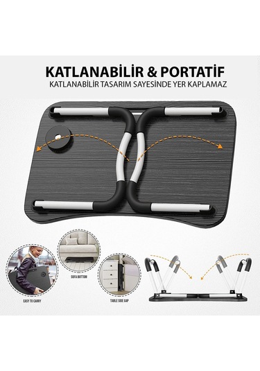 Miletus Koltuk Kanepe Masa Yatak Ders Çalışma Hasta Servis Laptop Sehpası (543737660)
