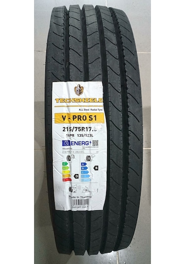 215/75 R17.5 135l 16pr Vpro S1 Düz M+s Techshıeld, 2025 Tayland Üretim