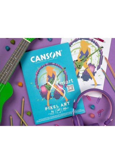 Canson Xsmart Pıxel Art A4 120g 40 Sayfa