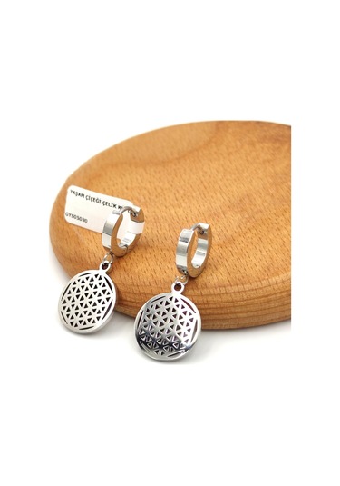 Yaşam Yonca Çelik Küpe 001