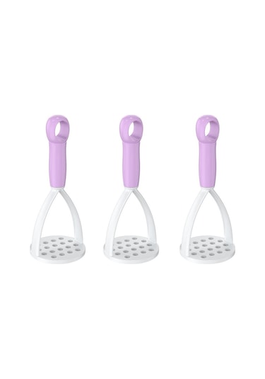 Cbtx Mutfak Manuel Patates Ezici Bebek Takviyesi Gıda Ezme Aracı Mor